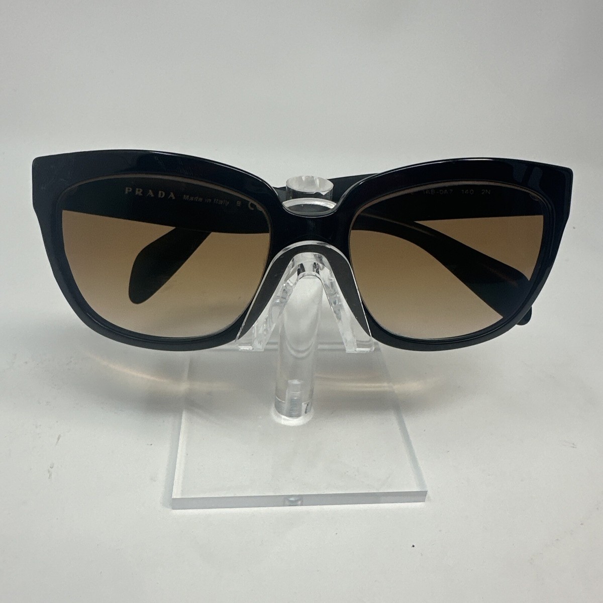 Prada Women's Sunglasses Black SPR 07P 56-18 1AB-0A7 140 2N