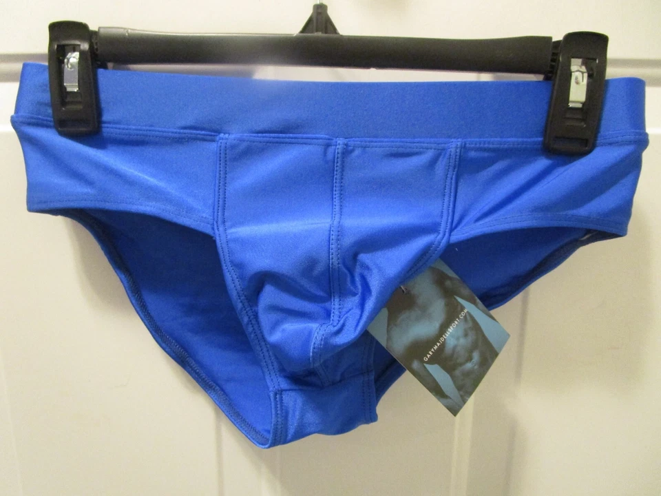 GARY MAJDELL SPORTS HOMBRE DESCARADO BRIEF BIKINI TRAJE DE BAÑO EN AZUL REAL NUEVO Foto 2 de 4