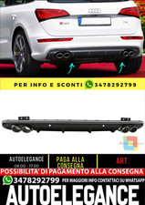 ⭐Heckstoßstangenspoiler mit doppeltem Auslass, Diffusor, passend für Audi Q5 8R⭐