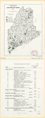 10'' x 24'' Map 1981 Flood Hazard Study Program, Maine
