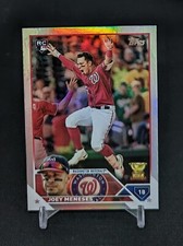 Joey Meneses Rainbow Foil Rookie Card RC 2023 Topps Series 2 #470 Nationals . rookie card picture