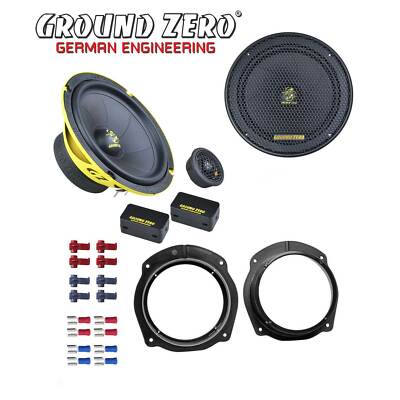 Ground Zero Auto Lautsprecher Kompo 16,5cm für Lancia Delta III 844 Türen vorne