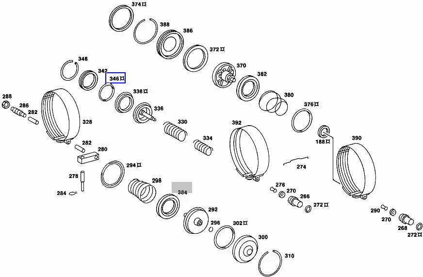 Mercedes Red Rubber Gasket Seal O-Ring A0009974748 New Genuine | eBay