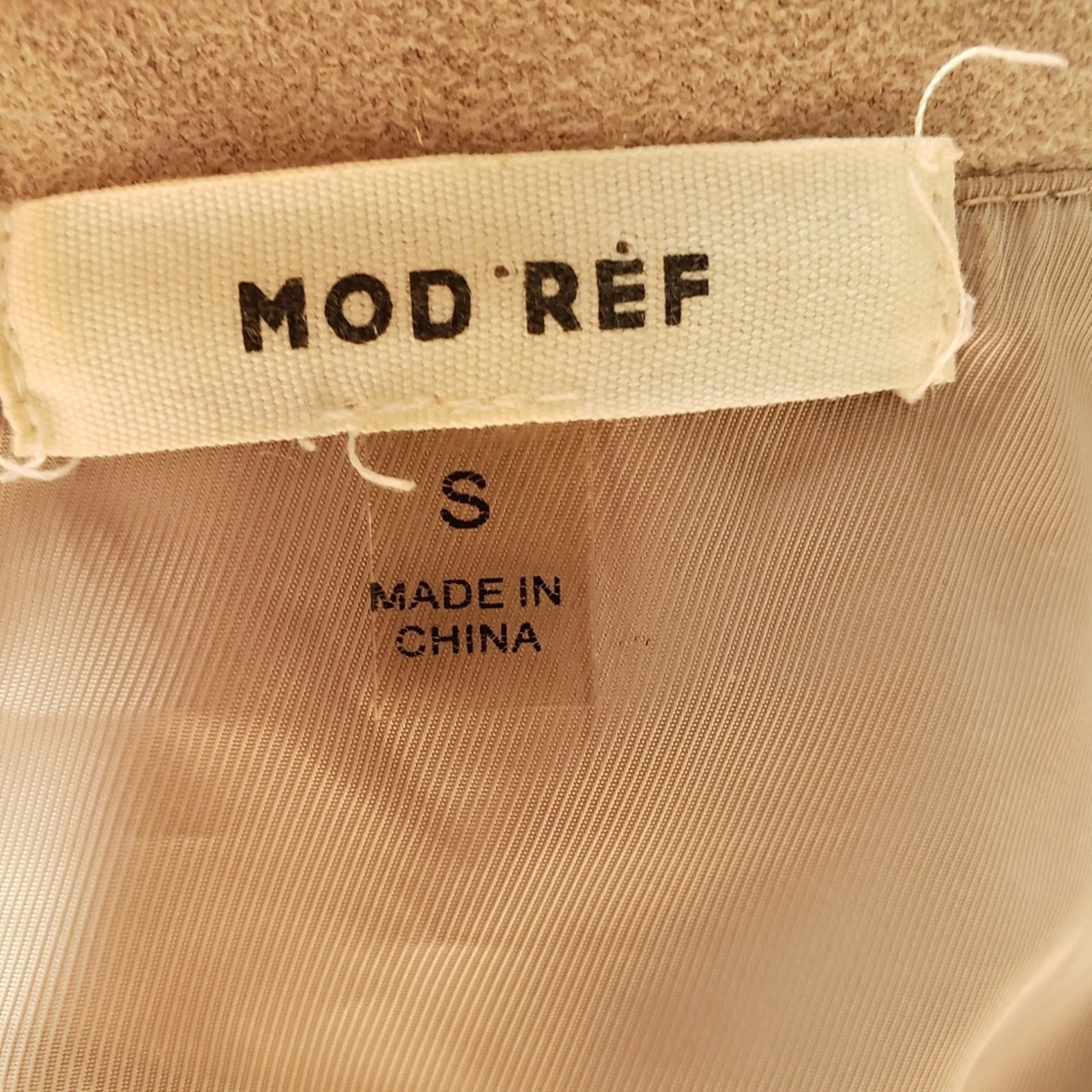 Mod Ref Suede Like Open Front Drawstring Waistban… - image 7