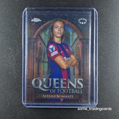 Topps Aitana Bonmati FC Barcelona - Queens of Football 2023/24 Chrome UWCL