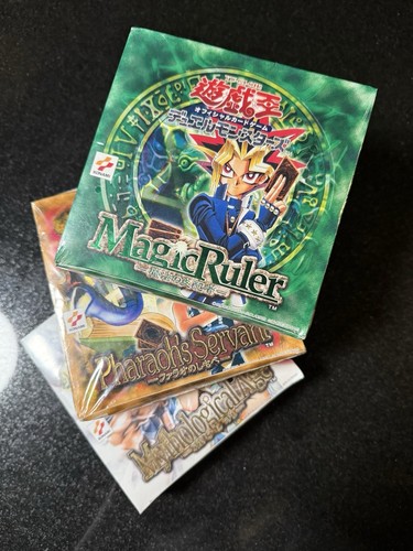Magic Ruler Box Yugioh Japanese Booster Box LOT MAGIC RULER, PHARAOHS SERVANT ...