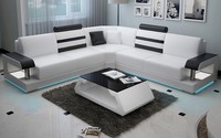 Ledersofa Mit Usb Wohnlandschaft Ecksofa Eck Garnitur Couch Design Sofa L6016B