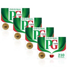 4, 2 x 210 Tea Bags PG Tips Original Catering Rich Quality Taste Biodegradable