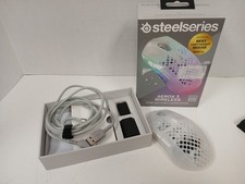 SteelSeries Aerox 3 2022 Wireless Ultra Lightweight Gaming Mouse, Ghost Clear