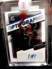 2021 Ja Morant Panini Donruss Optic Opti-Graphs Autographed SP  1/25 #OG-JMT