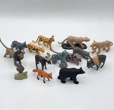 Wild Republic Animals Figure Lot Of 14 Safari Jungle Educational Learning Toys
