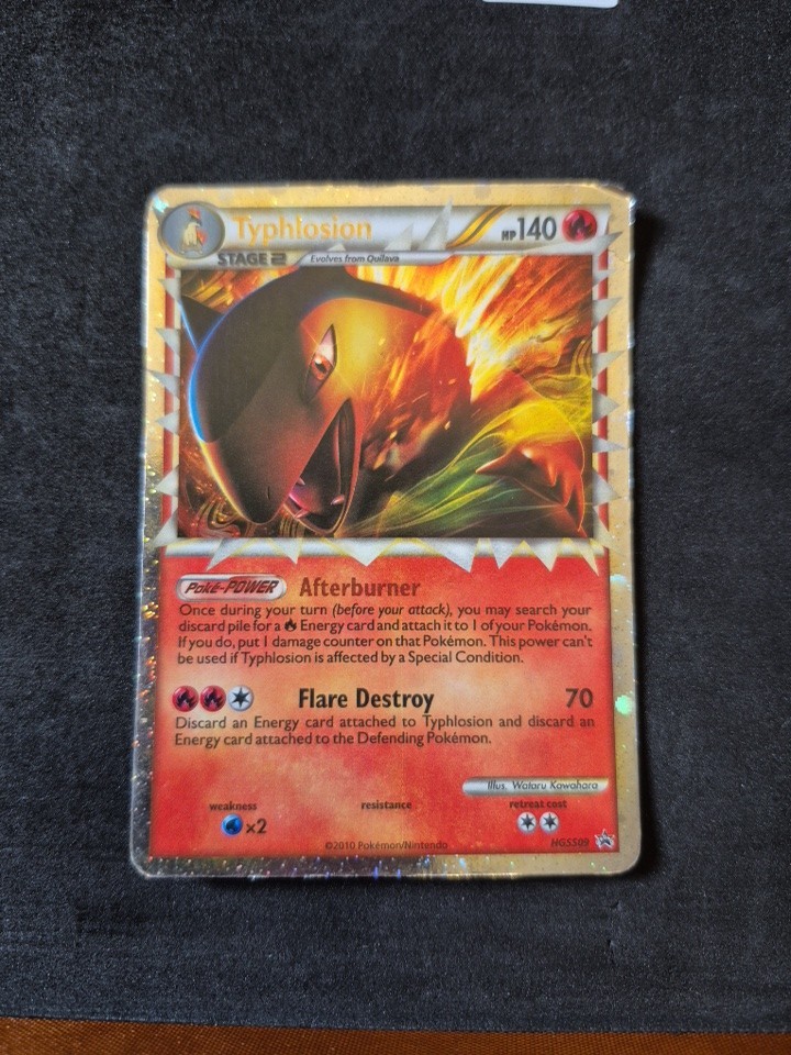 2010 Pokemon TCG Typhlosion (Prime) HGSS09 Hgss Black Star Promo Card