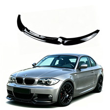 Frontlippe Spoilerlippe Frontspoiler Schwarz Glanz Für BMW 1er E82 E88 2008-2013