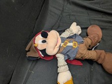 Disney Mickey Mouse Pirate Plush Doll Pirates of the Caribbean Stuffed Animal