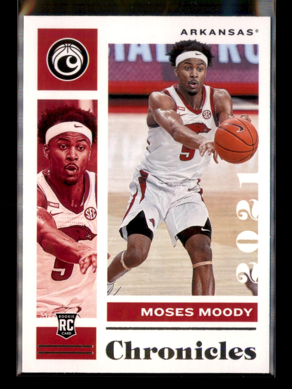 2021 Panini Chronicles Draft Picks #11 Moses Moody Black The BallCap Exec