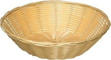 Winco PWBN-9R Round Woven Basket, 9-Inch by 2.75-Inch, Natural