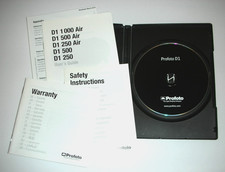 - Profoto D1 Users Guide in Clamshell Case with Instructional DVD -