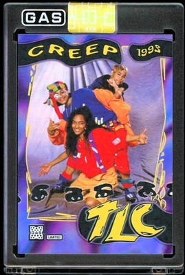 2022 GAS Trading Cards Complex Creep TLC HOLO FOIL /100 T-Boz Eye Chilli Watkins