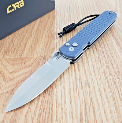 #ad CJRB Locust Folding Knife 3.13quot; AR RPM9 Steel Blade Blue Textured G10 Handle $50.19