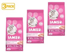 IAMS Proactive Health Adult Dry Cat Food-Sensitive Digestion  Skin,Turkey/18LB