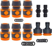 Schlauchkupplung 1/2 Zoll 10 StüCk Gartenschlauch Anschluss Set ZubehöR Garten