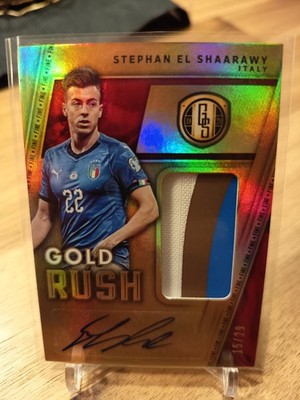 2019/20 Panini Gold Standard Stephan El Shaarawy Patch Auto /29 Player Worn