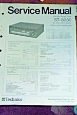 Technics ST-8080 Sintonizzatore Stereo Manuale di Servizio Originale