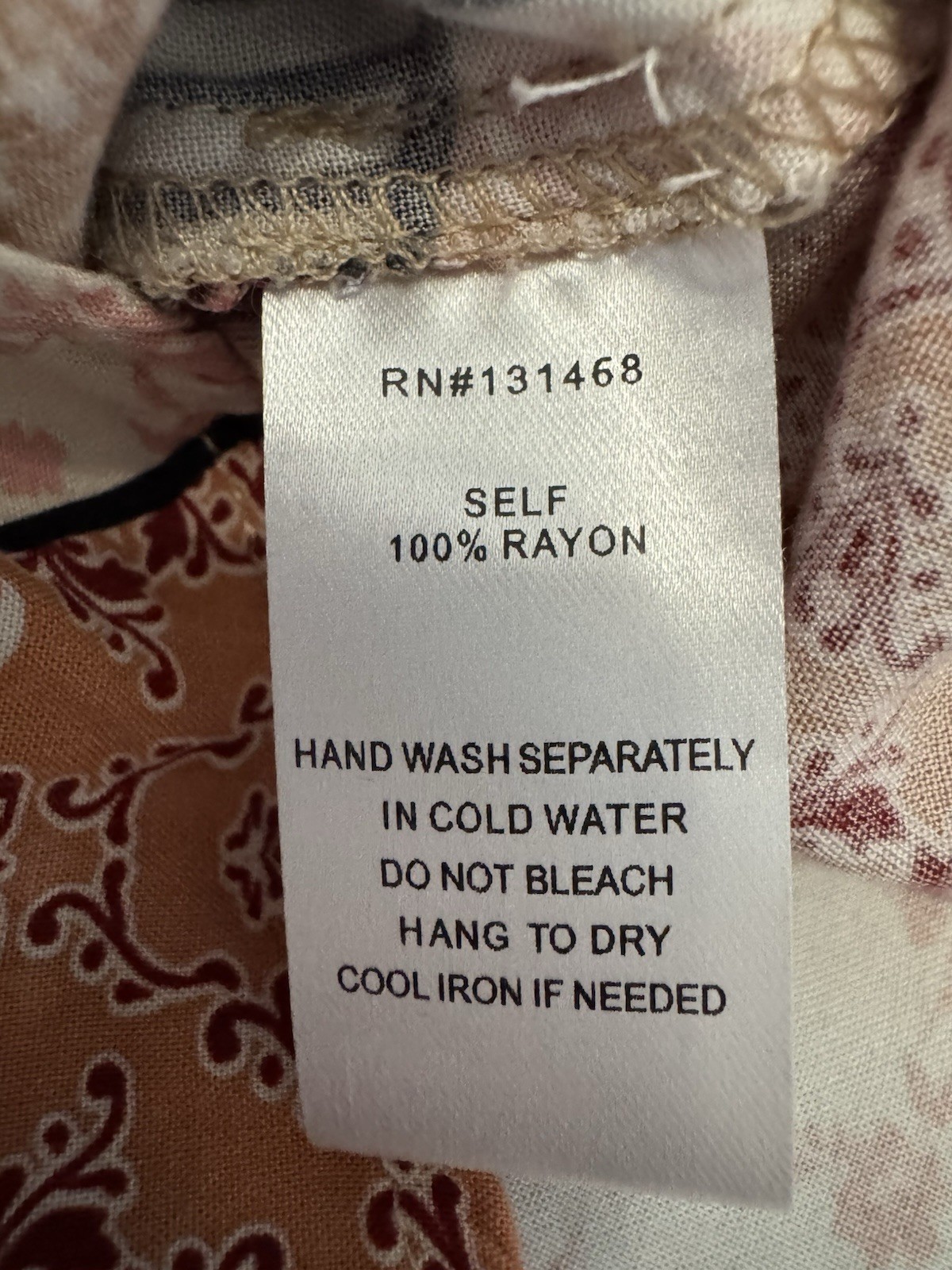 Fate Patchwork boho Mixed Print Blouse Bubble Sle… - image 5