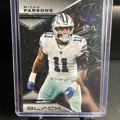 2023 Panini Black - Micah Parsons #34 Royal /75