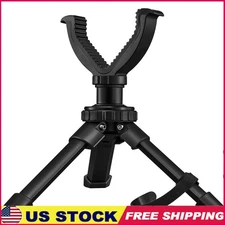 Versatile Shooting Tripod W/ Adjustable Height Monopod Conversion V Yoke Holder