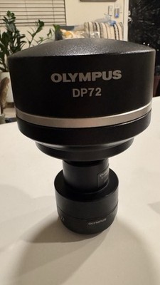 Olympus DP72 Microscope Camera Head  12.8 MP + Camera Adapter U-CMAD3 U-TV1X-2