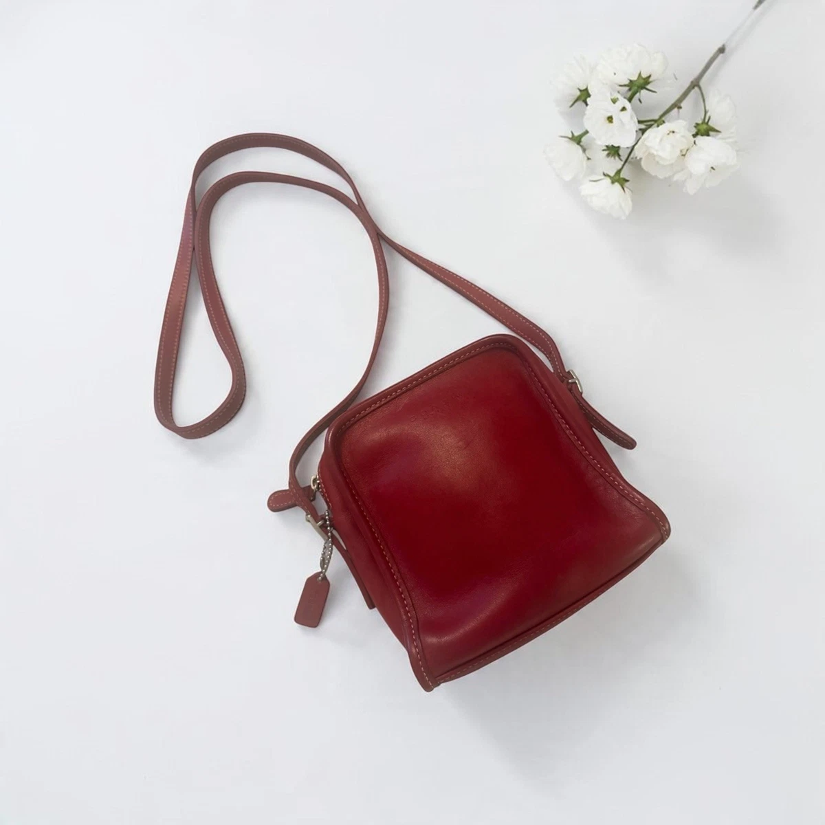 25+ Coach Leather Red Vintage Bags, Handbags & Cases for sale