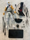 GI Joe 25TH STORM SHADOW  (NO GLIDER - COMPLETE SET OF HARD TO FINE WEAPONS)