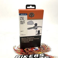 NOS Genuine Harley Universal Phone Carrier and Clutch Mount 76001339