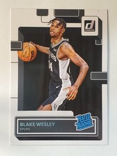 2022-23 Donruss #225 Blake Wesley RR RC!!! ~  San Antonio Spurs RATED ROOKIE!!!