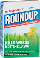 Roundup FOR LAWNS CONCENTRATE - 500 ml, Coverage 250 m� (Glyphsate Free Weed k