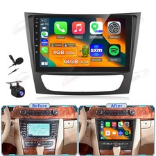 4+64G F&uuml;r Mercedes-Benz E-Klasse W211 2005-08 Carplay Autoradio Android 15 Navi