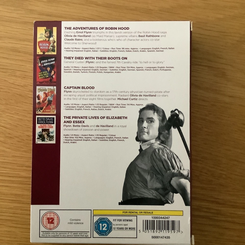 The Errol Flynn Collection DVD - Image 2 of 2