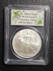 2010 $1.00 American Eagle  Silver Dollar Christmas Edition PCGS Limited