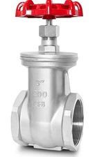 3 inch NPT  stainless DN80 gate valve female x female 