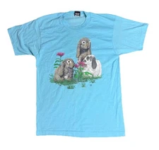 Vintage 1991 Screen Stars Best Bunny Rabbit Wildlife T-Shirt