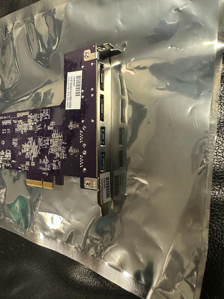 Caldigit CAL-85353 Fasta 6QU3 Rev 1.0 PCIe USB 3.0 & 6Gb/s ESATA Expansion Card - Image 2 of 3