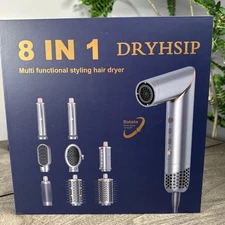 DRYHSIP 8 in 1 Negative Ionic Foldable Wrap Air Hair Styler Set 110000 RPM