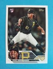 2023 Topps Update Series Jose Hernandez RC #US185 Pittsburgh Pirates 