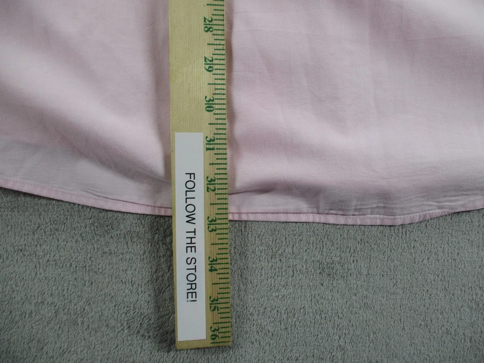 Camisa Oxford Gap Para Hombres 2XL Rosa Blanco Cuello Abotonado Manga Larga Bolsillo Algodón Foto 2 de 4