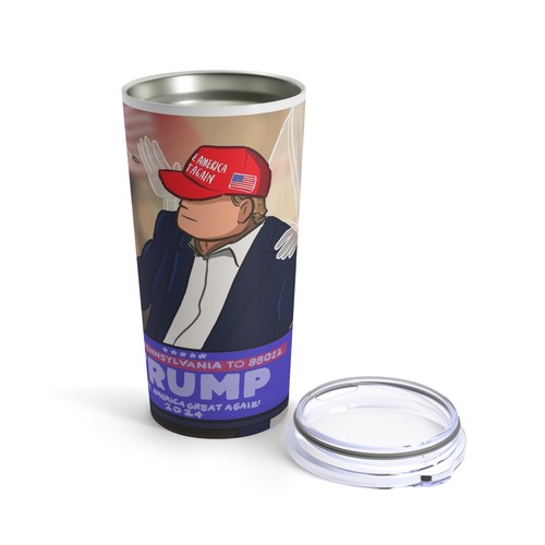 DONALD TRUMP - GOD PROTECTION TUMBLER - Picture 6 of 7