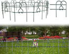 Garden Fence Border 10 Pack, 19.7Ft X 24In Metal Wire Decorative Edging