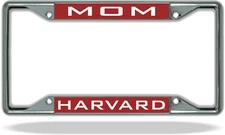 Harvard MOM License Plate Frame