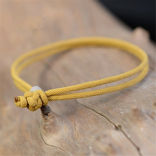 Women Adjustable Bracelet Lucky bracelet Handmade Men Knots Rope Cord String - Picture 5 of 20