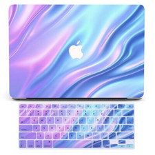 Abstract Iridescent Laser Shell For Macbook M4 Pro 14 16 M3 Air 13 15 11 12 inch